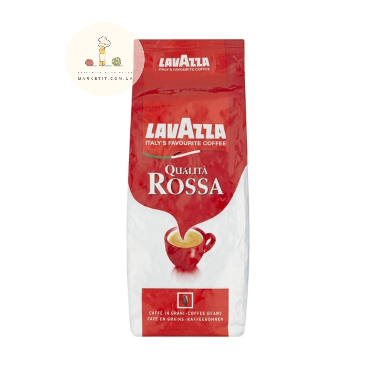 Кава в зернах Lavazza Qualita Rossa, Італія 250 г.