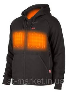 Толстовка черна 100% бавовна M12HHBL4-0 (XL)