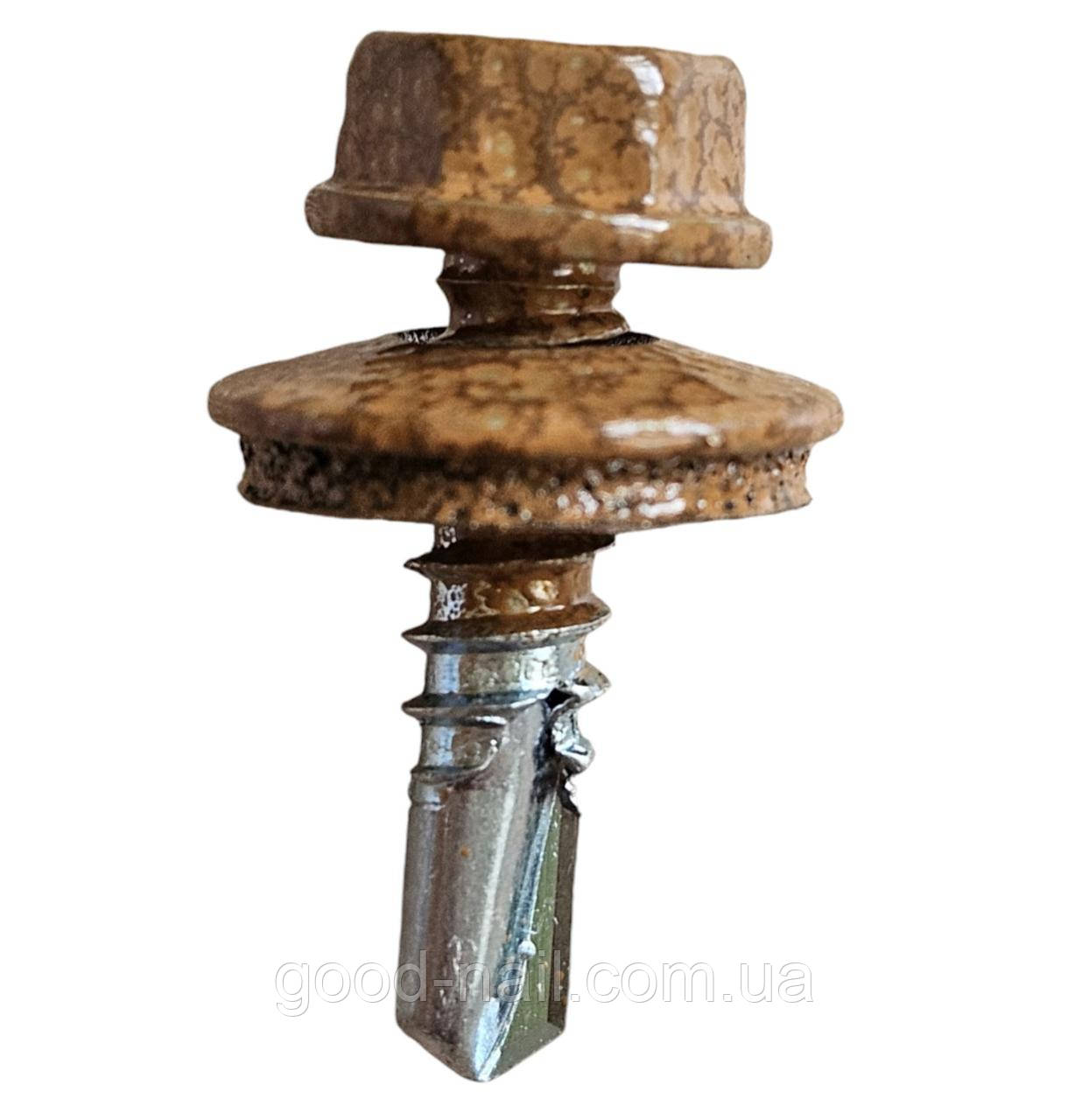 Саморізи золотий дуб 4,8*19 для металу (250 шт пачка), фото 1