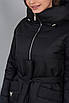 Модні жіночі куртки осінні 42-52 чорний, фото 2