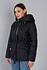 Модні жіночі куртки осінні 42-52 чорний, фото 3