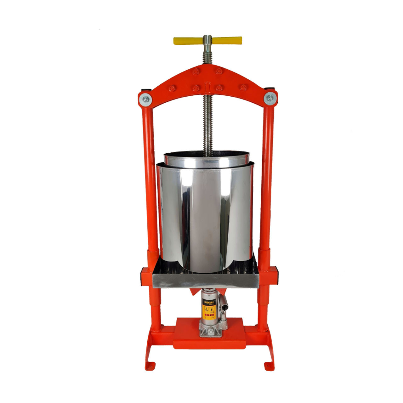 Гвинтовий домкратний прес для віджиму соку на 25 літрів