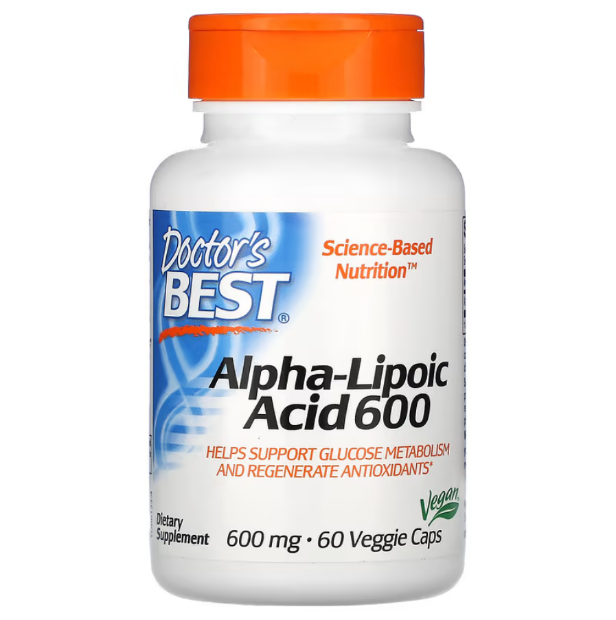 Alpha-Lipoic Acid 600 мг Doctor's Best 60 капсул