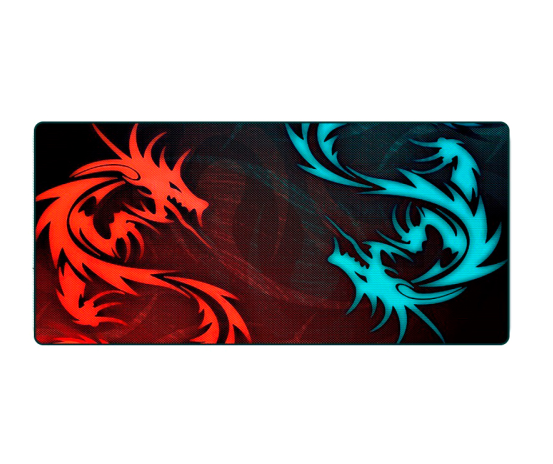 Килимок 30х70см*2мм "Red and Blue Dragons" з боковою прошивкою, Voltronic, Арт.56631