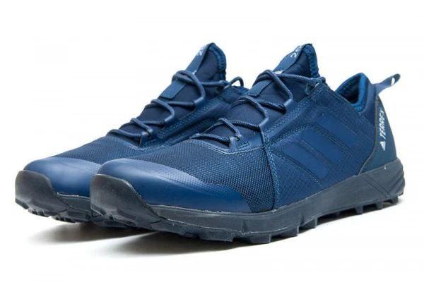 Мужские кроссовки для активного отдыха Adidas Terrex Agravic Speed темно-синие