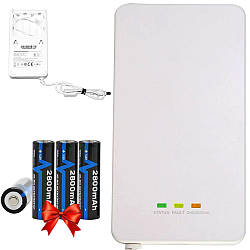ДБЖ mini UPS BBU15-DT, 12В + Подарунок 4шт Акумулятор АА, 2800mAh Arexes / Безперебійник для роутера