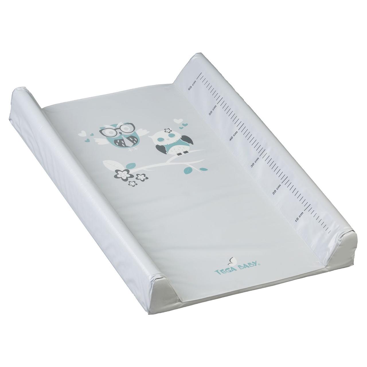 Пеленальная доска жесткая Tega OWLS Changing Pad 50x70 cm SO-009-106 grey (серый)
