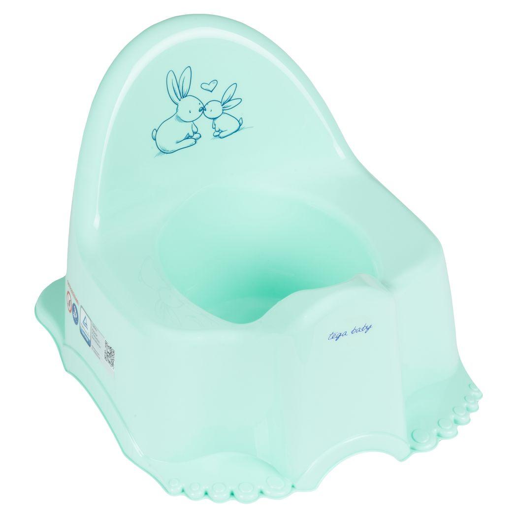 Горшок Tega LITTLE BUNNY Potty KR-007-105 mint (мятный)