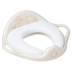 Накладка на унітаз м'яка Tega TEDDY BEAR Soft Toilet trainer MS-020-119 beige (бежевий)