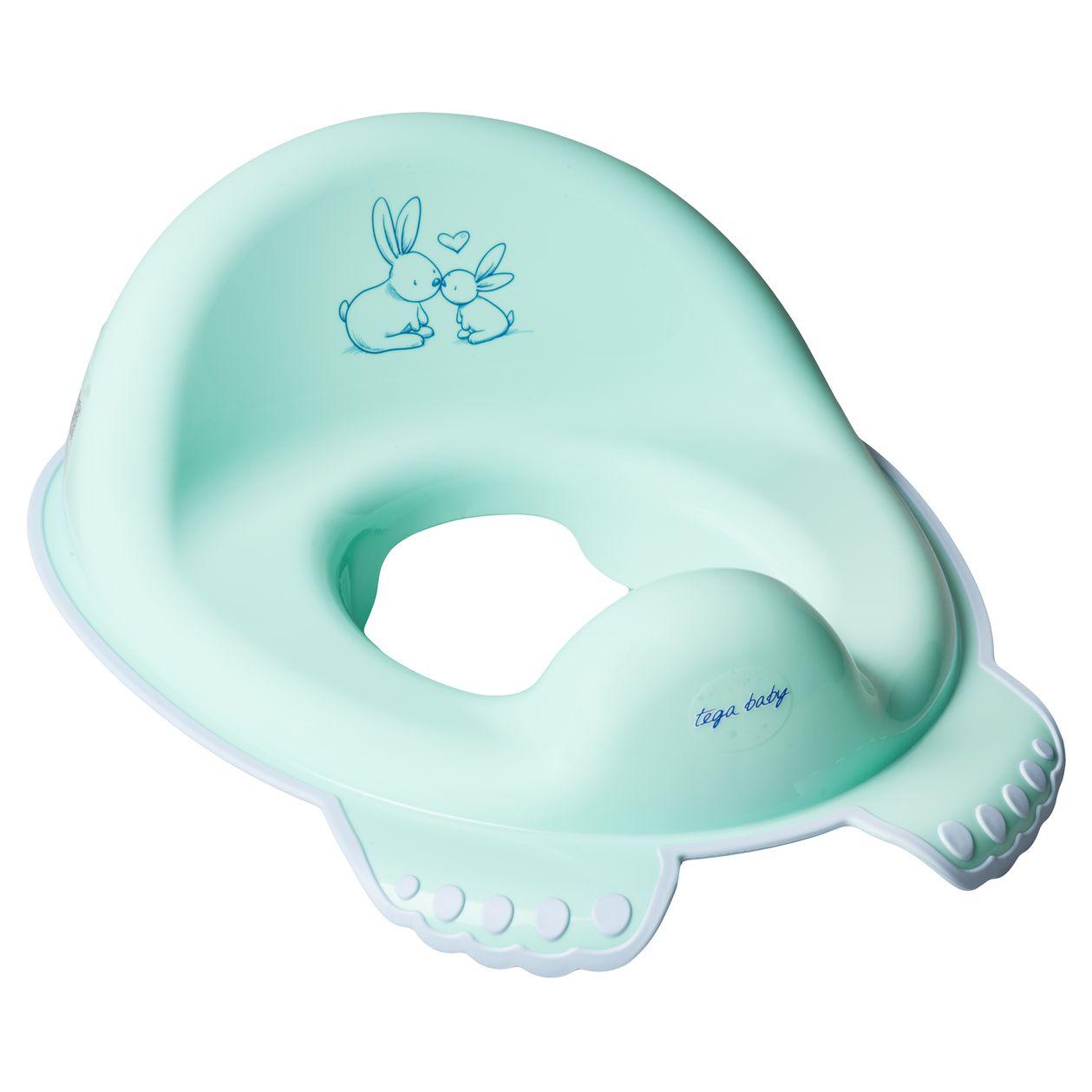 Накладка на унітаз Tega LITTLE BUNNY Anti slip toilet trainer KR-002-105 mint (м'ята)
