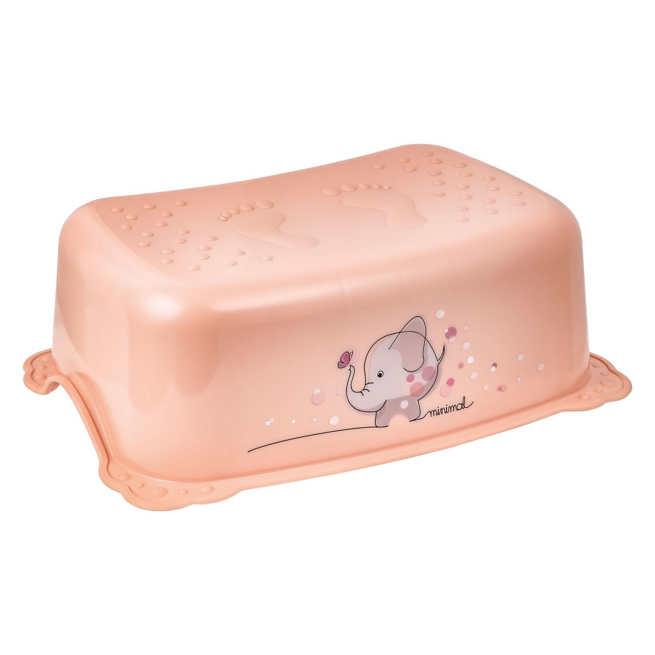Подножка Maltex Minimal 2-component step stool - Elephant 7310_41 pink (розовый)