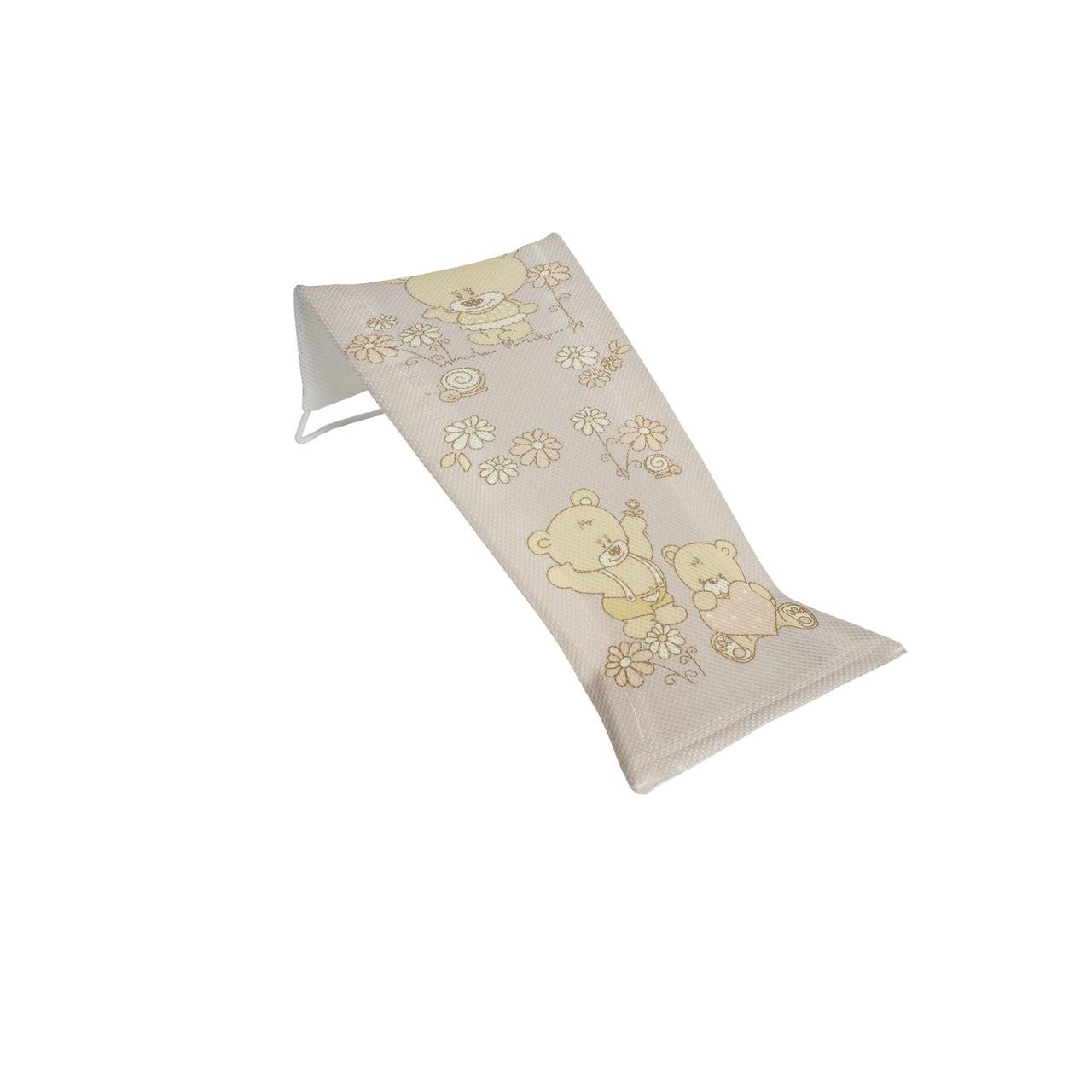 Гірка для купання 3D мембрана Tega TEDDY BEAR Baby bath seat MS-026-119 beige (бежевий), фото 1