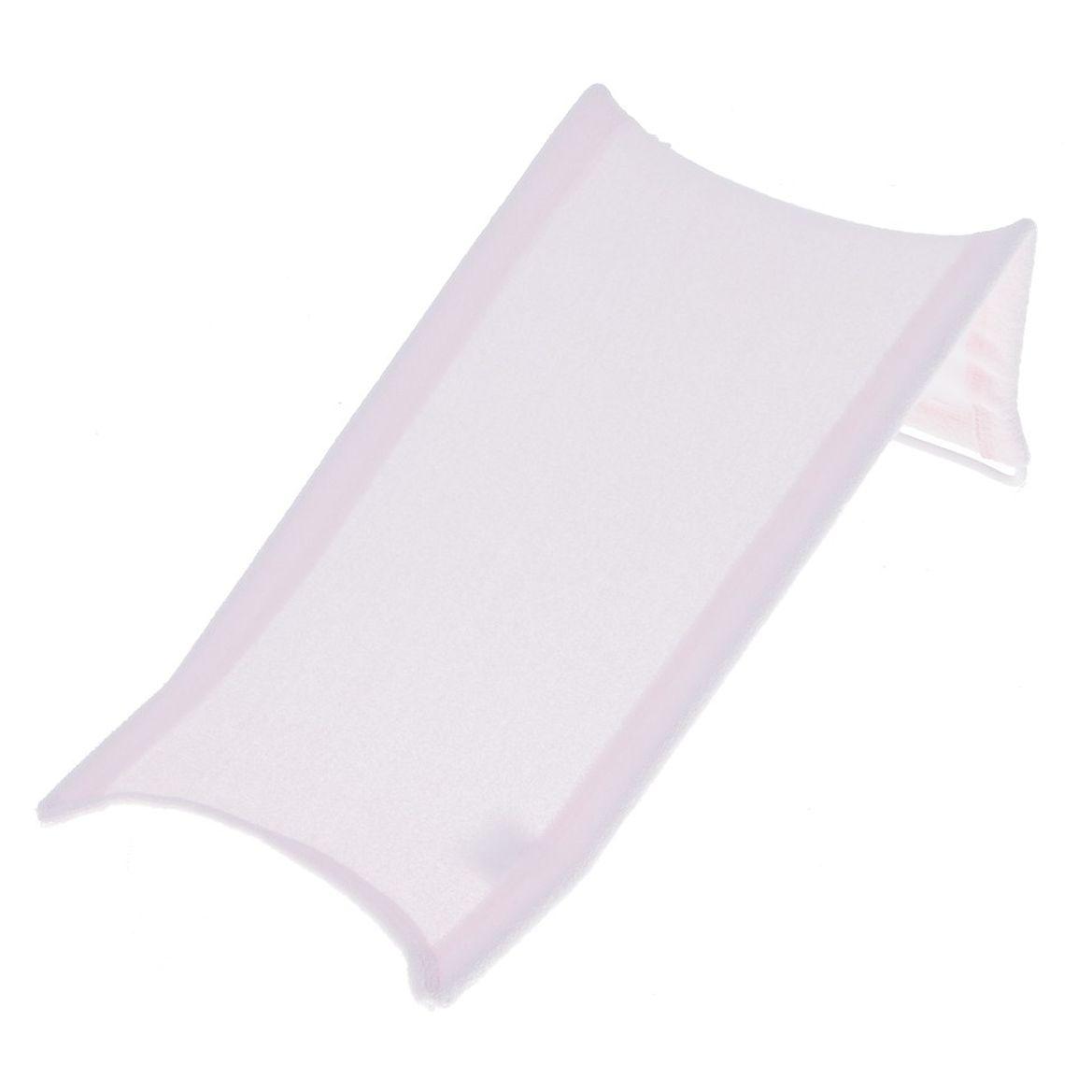 Гірка для купання махрова Tega Deckchair for bath 15 cm high thicker frotte DM-015-103 white (білий)