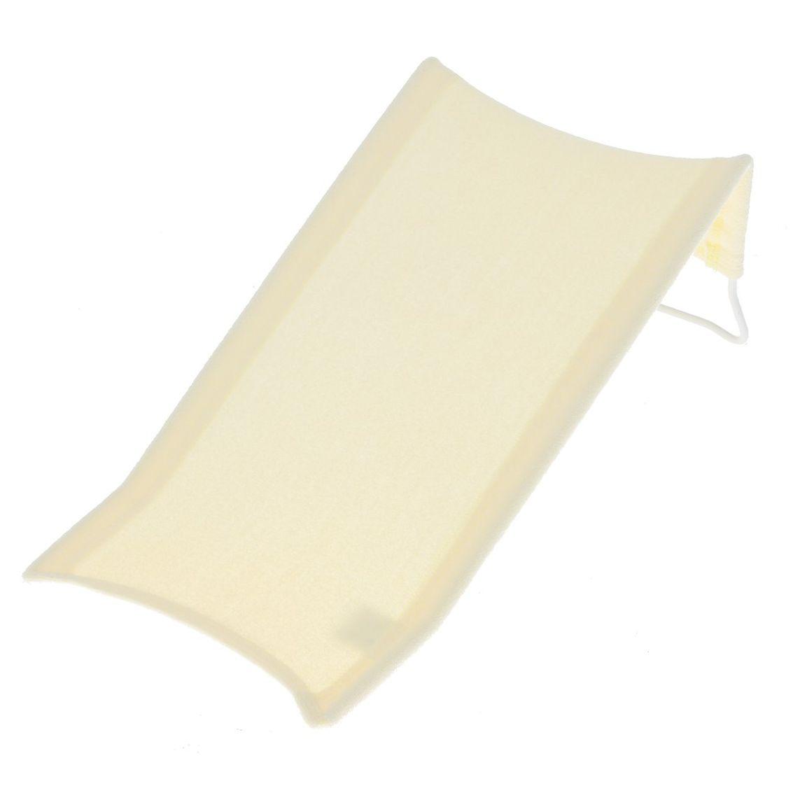 Гірка для купання махрова Tega Deckchair for bath 15 cm high thicker frotte DM-015-137 yellow (жовтий)