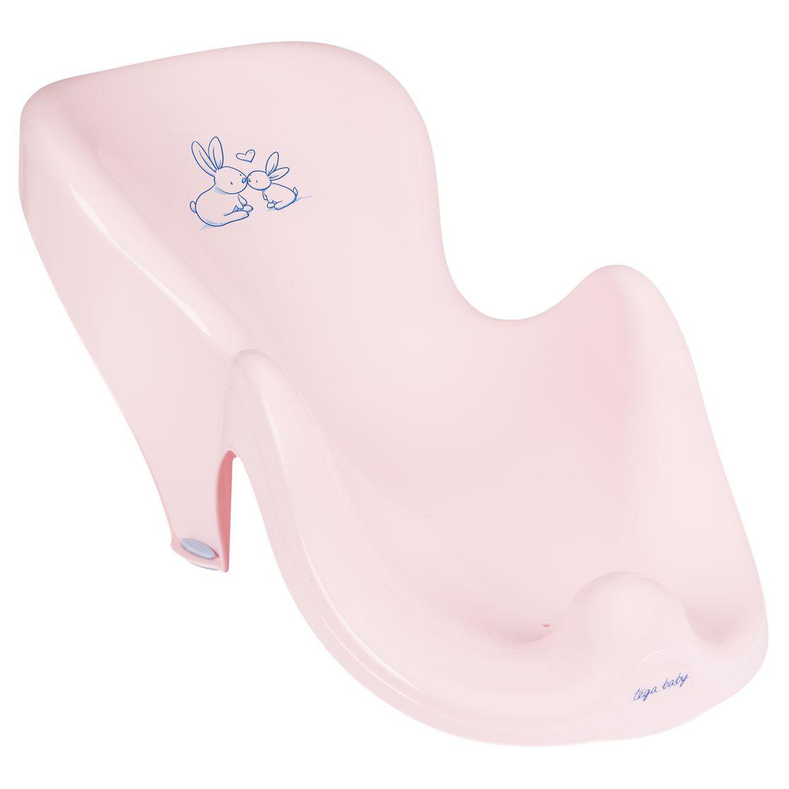 Гірка для купання Tega LITTLE BUNNY Anti slip bath seat KR-003-104 powder pink (рожевий)