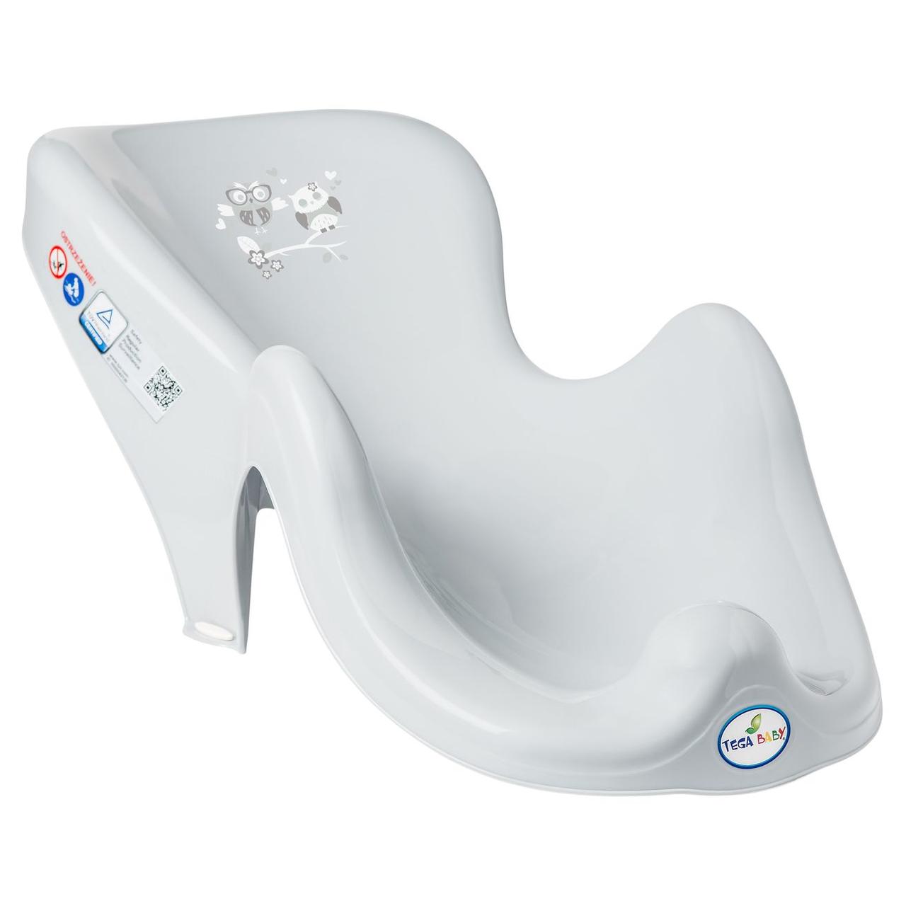Гірка для купання Tega OWLS Anti-slip bath seat SO-003-106 grey (сірий), фото 1