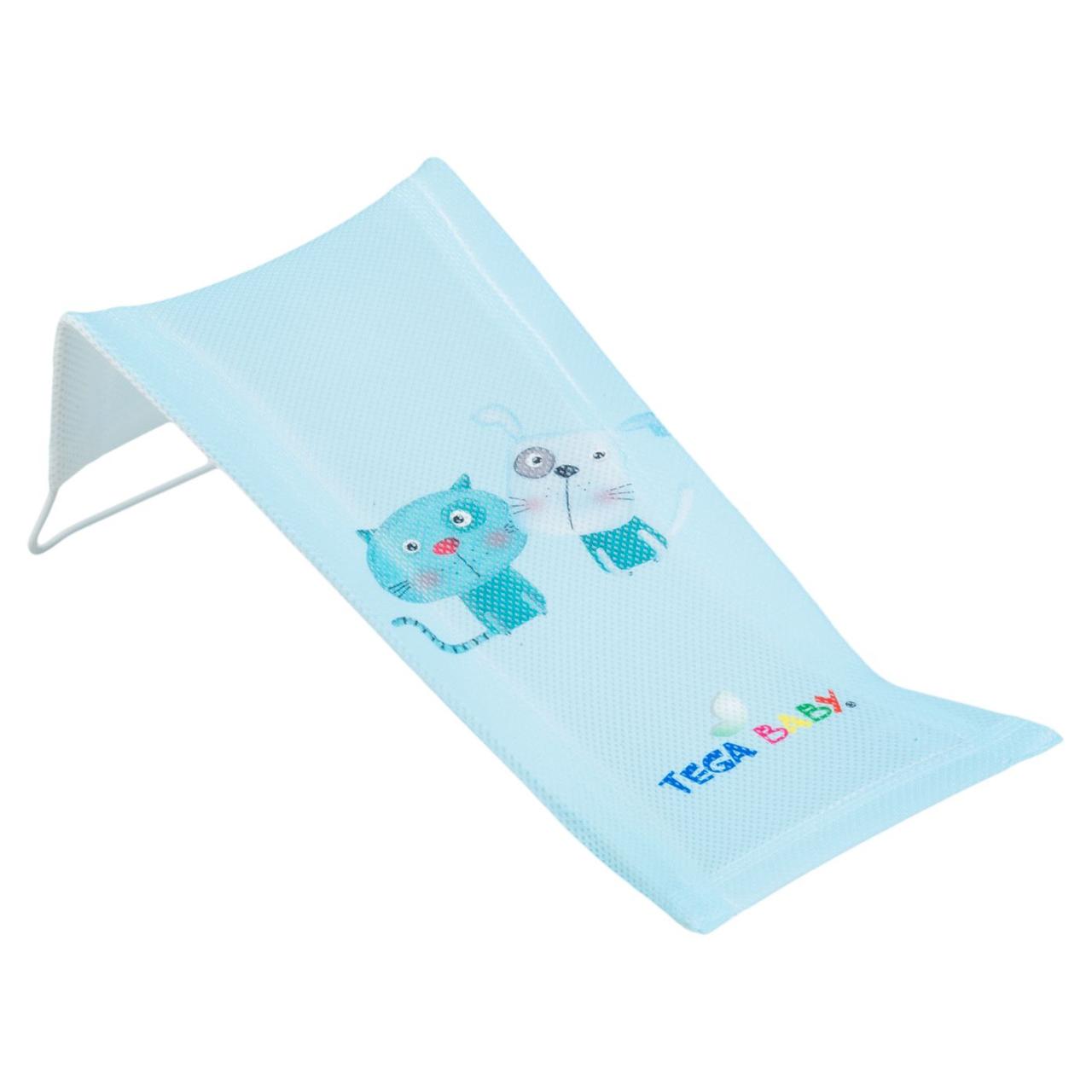 Гірка для купання 3D мембрана Tega DOG & CAT Baby bath seat PK-026-101 light blue (блакитний), фото 1