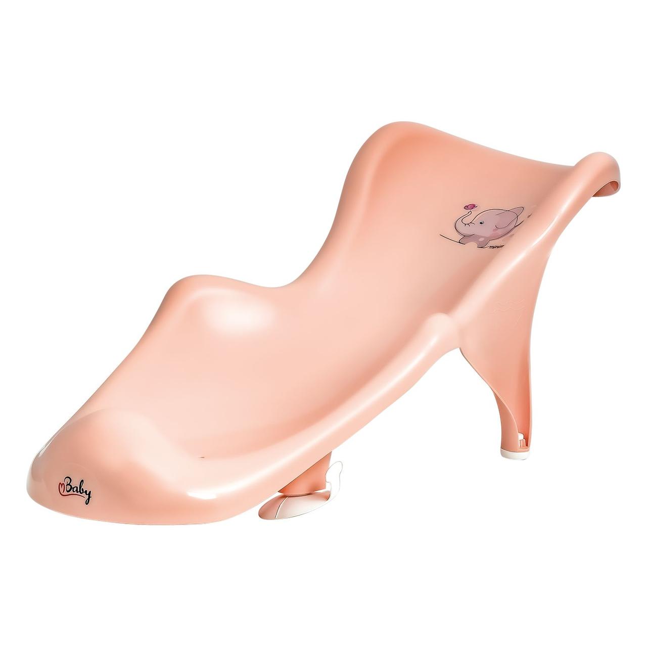 Гірка для купання Maltex Minimal Bath cradle - Elephant 0980_41 pink (рожевий)