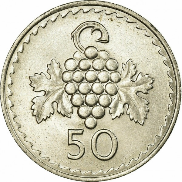 Кіпр 50 милій, 1963-1982 No1833, фото 1