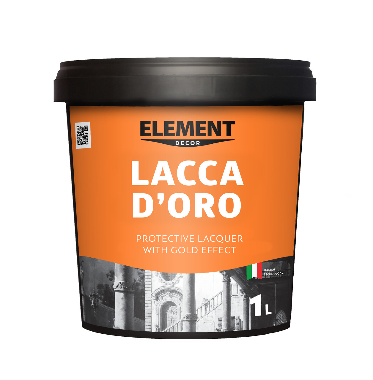 Декоративний лак Element Decor Lacca D'Oro срібло 3 л