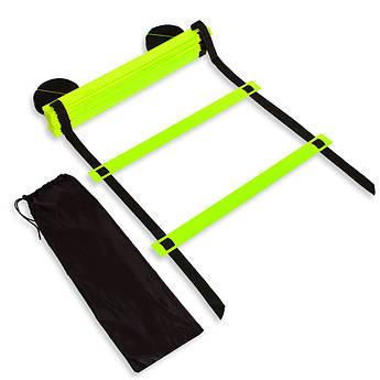 Драбина для тренувань швидкості 20 ступенів C-4351-G, Зелений, Розмір (EU) — 1SIZE