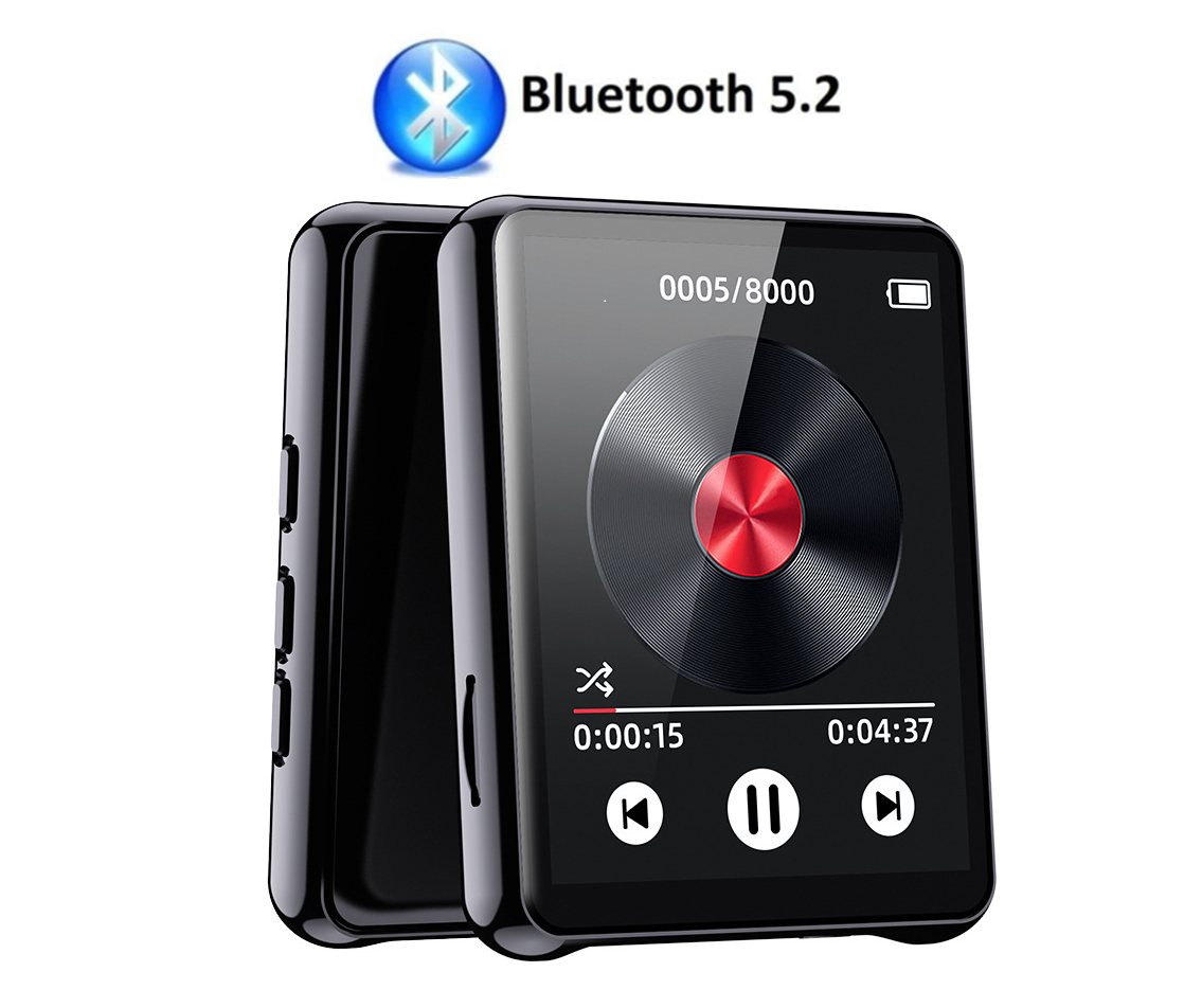 MP3 плеєр Rock Star M18 2.4" Bluetooth 5.2 Hi-Fi 64Gb із зовнішнім динаміком металевий