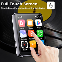 MP3 плеєр Rock Star M18 2.4" Bluetooth 5.2 Hi-Fi 64Gb із зовнішнім динаміком металевий, фото 4