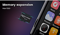 MP3 плеєр Rock Star M18 2.4" Bluetooth 5.2 Hi-Fi 64Gb із зовнішнім динаміком металевий, фото 10