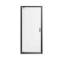 Двері душові скляні AVKO Glass RDJ29 90х190 Black для душу R_2441