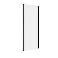 Стінка душова скляна AVKO Glass RDC29 90х190 Black без піддону для душу R_2441