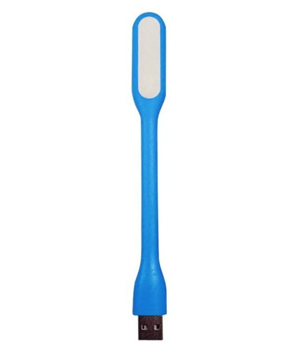 USB LED-підсвітка-лампа для ноутбука, повербанка гнучка СИНЯ
