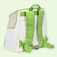 Рюкзак-переноска для котів та дрібних порід собак до 8 кг WAUDOG Relax Eco 40х40х26см, фото 4