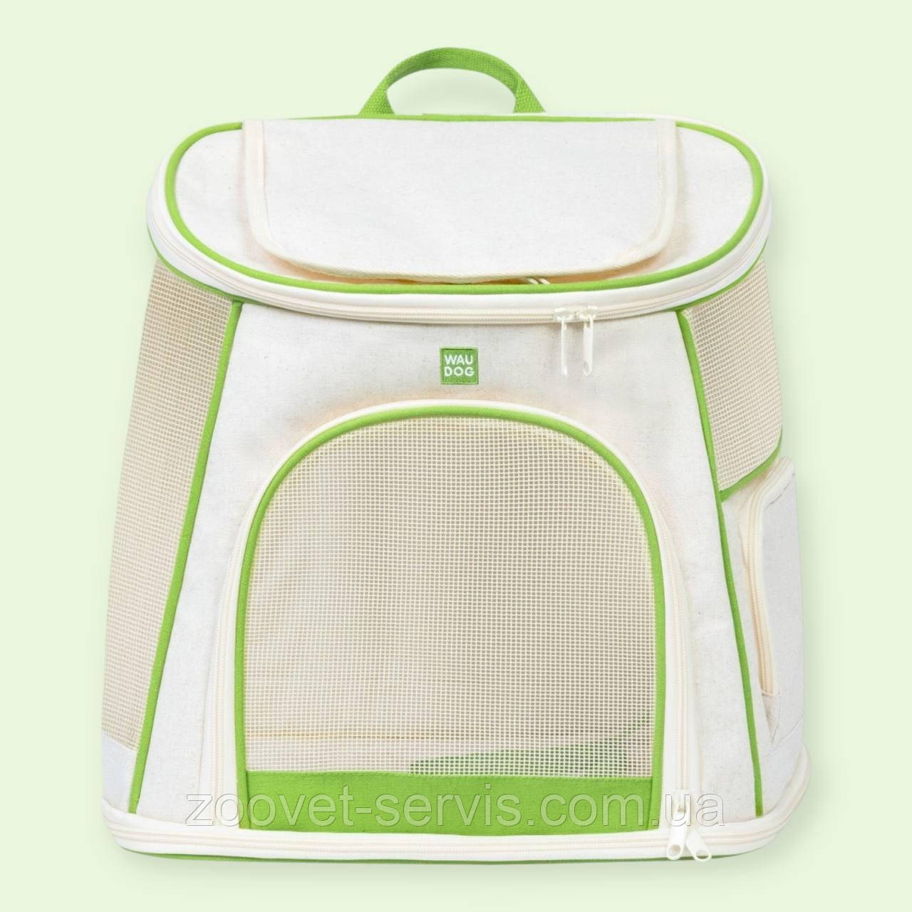 Рюкзак-переноска для котів та дрібних порід собак до 8 кг WAUDOG Relax Eco 40х40х26см