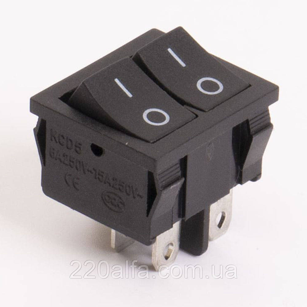 Перемикач клавішний КП-26 220В, фото 1