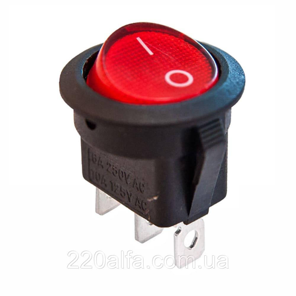 Перемикач клавішний КП-16и 220В, фото 1