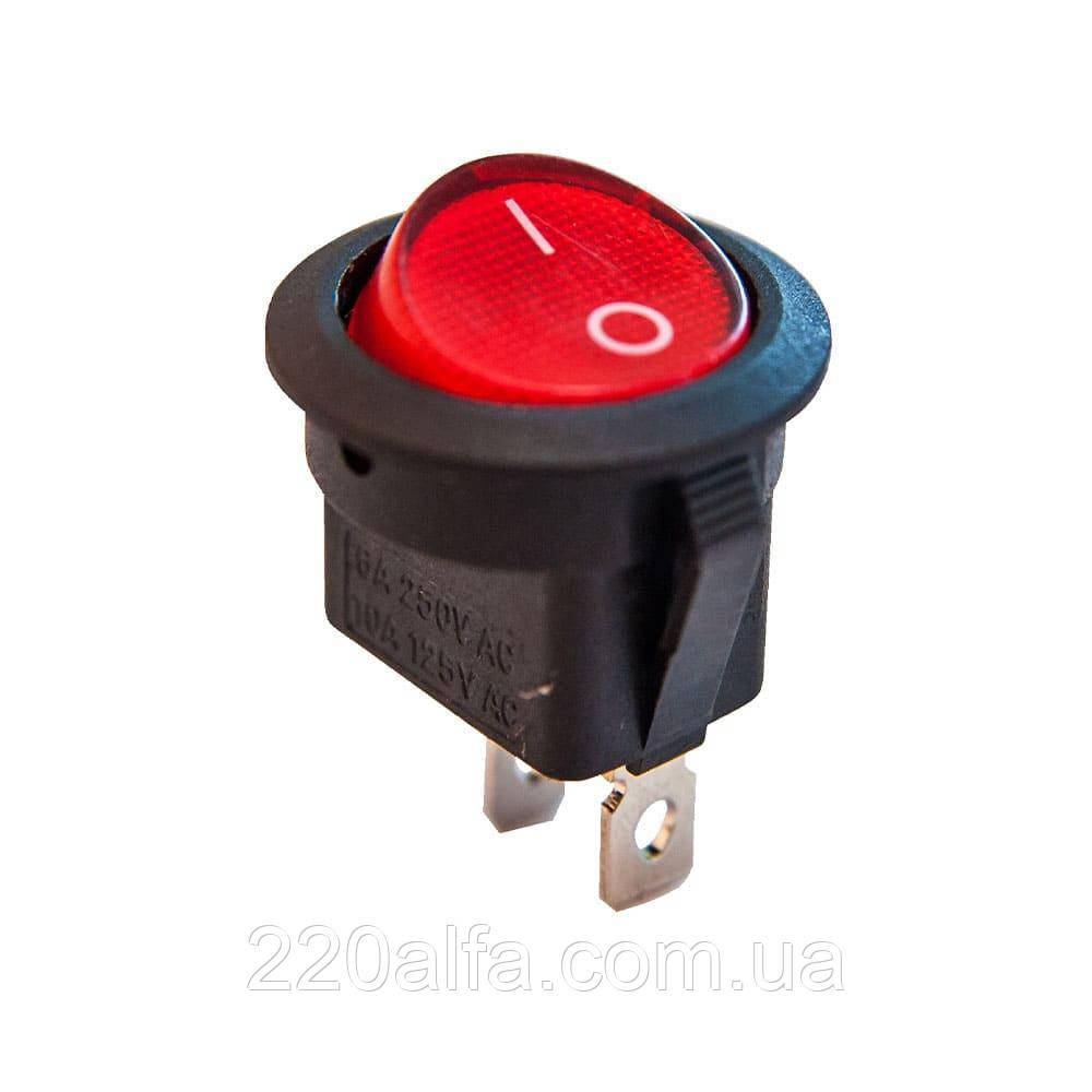 Перемикач клавішний КП-15 220В, фото 1