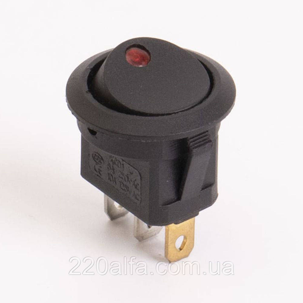 Перемикач клавішний КП-18и 220В, фото 1