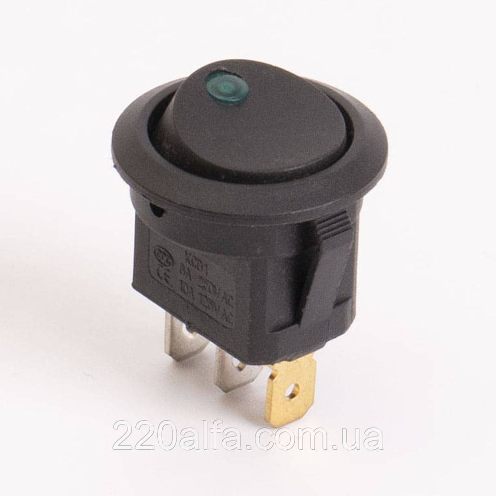 Перемикач клавішний КП-18и 220В, фото 1
