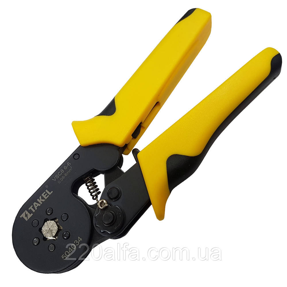 Опресувальний інструмент VSC8 6-6А (НВ,TE,EN 0,08-6) TAKEL, фото 1