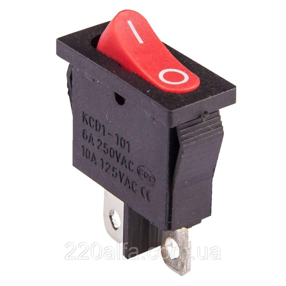 Перемикач клавішний КП-1 220В, фото 1