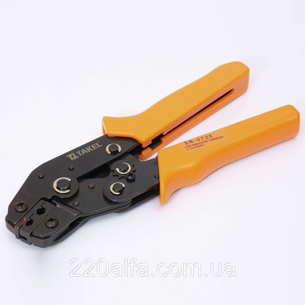 Інструмент обпресовувальний SN-0725 для наконечників з ізоляцією 0,5-2,5 мм?, фото 1