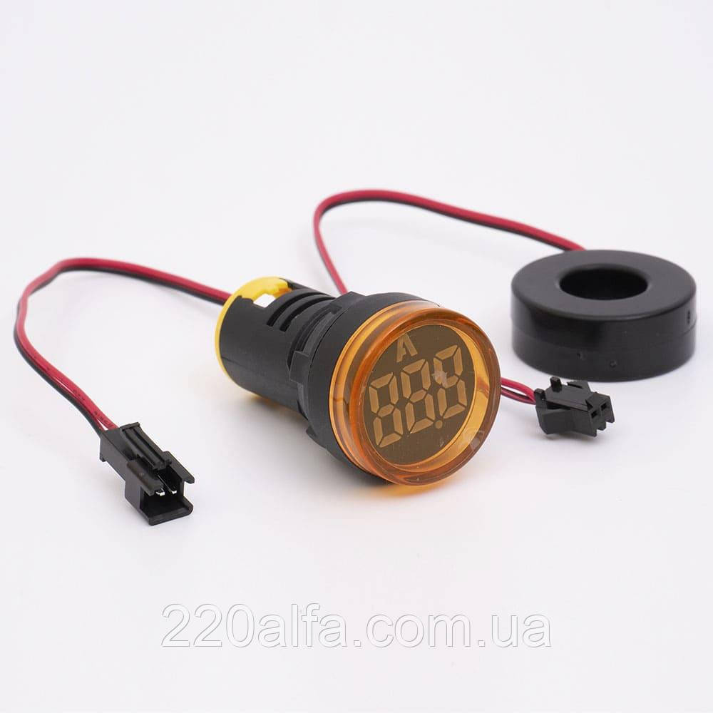 Світлодіодний амперметр AD22-DAM, фото 1