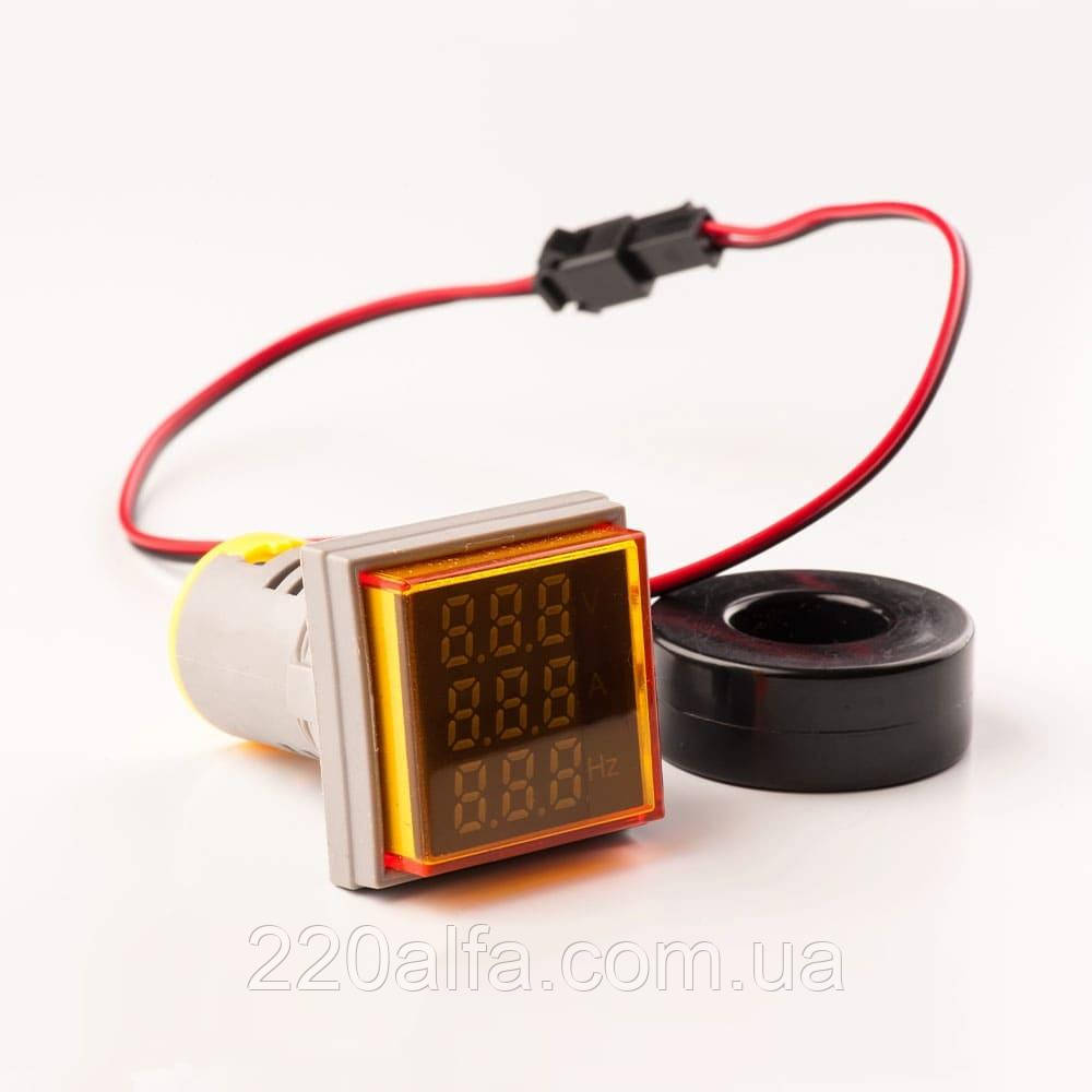 Світлодіодний індикатор 3 в 1 AD22-DVAHM, фото 1