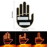 Світлодіодна рука LED-лампа з жестами для авто Hand Light з пультом керування. SV227, фото 9