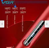 Бездротова портативна акумуляторна праска для випрямлення волосся VGR V-585 потужність 20 Вт SV227, фото 5