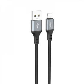 Кабель синхронізації Hoco X86 USB - Lightning 2.4А 1 м Black (3_05484)