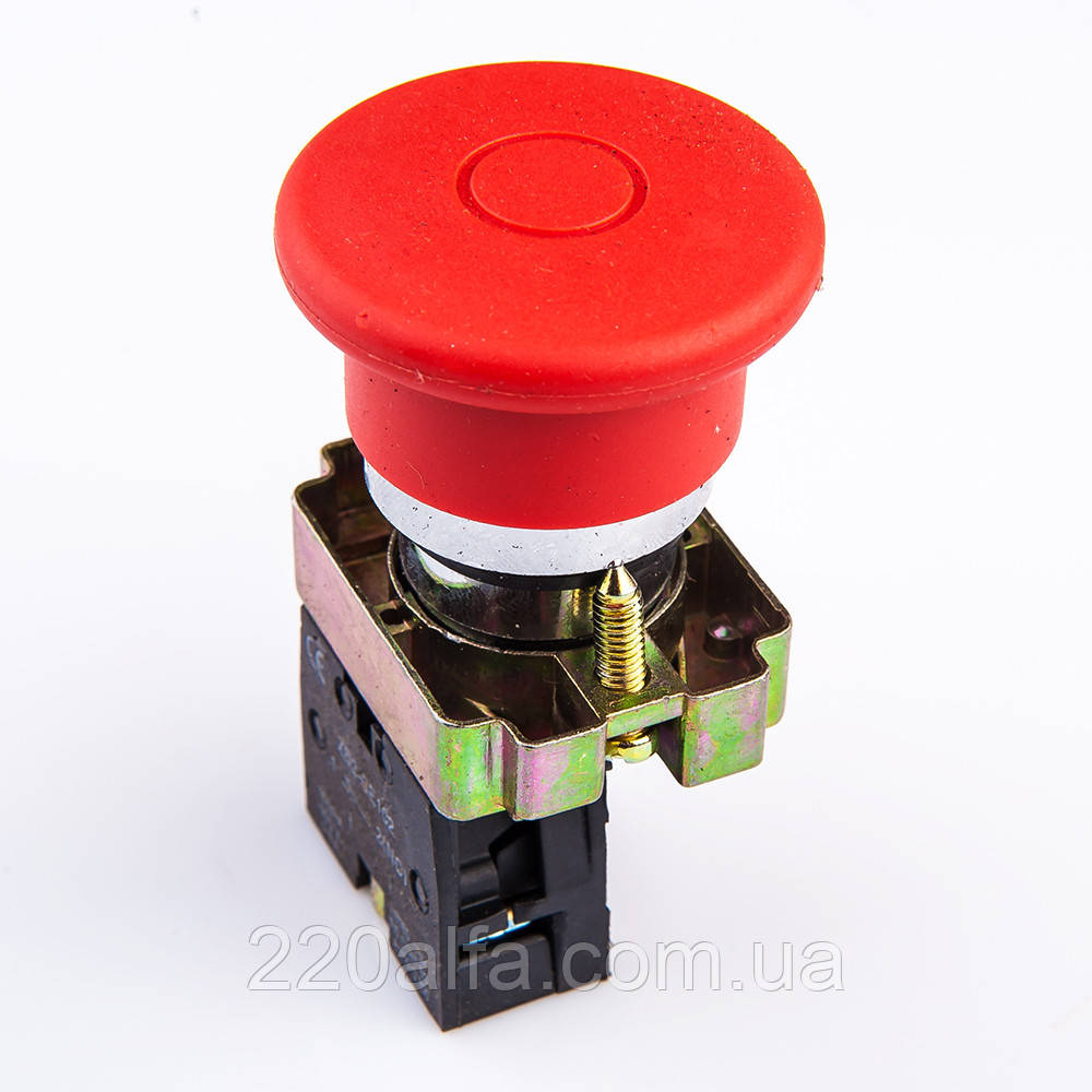 Кнопка управління XB2-BT42 натискна з фіксацією, фото 1