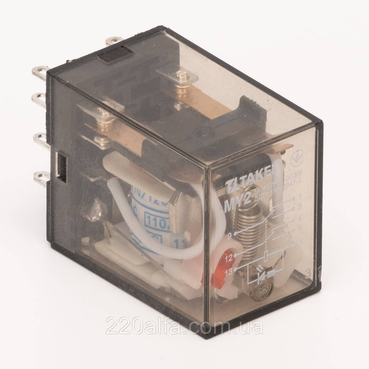 Реле проміжне МY2 AC 110В TAKEL, фото 1