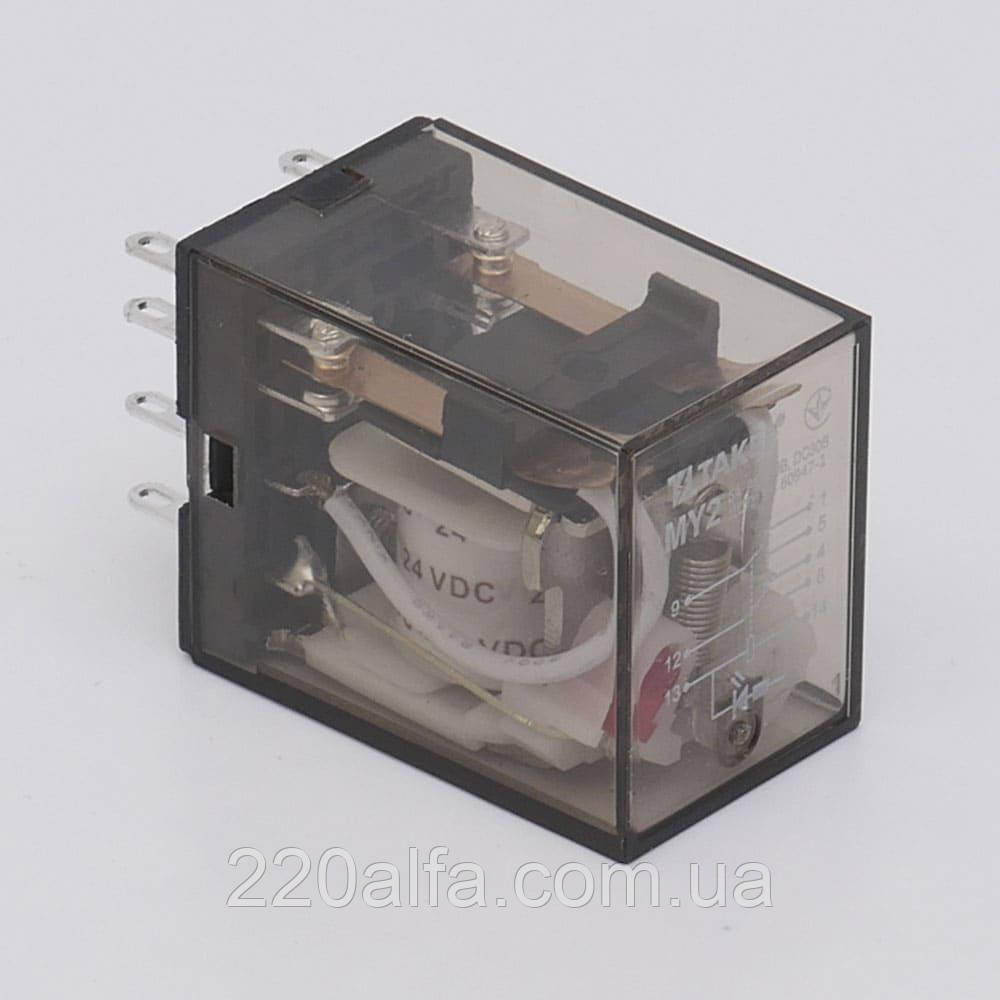 Реле проміжне МY2 DC 110В TAKEL, фото 1