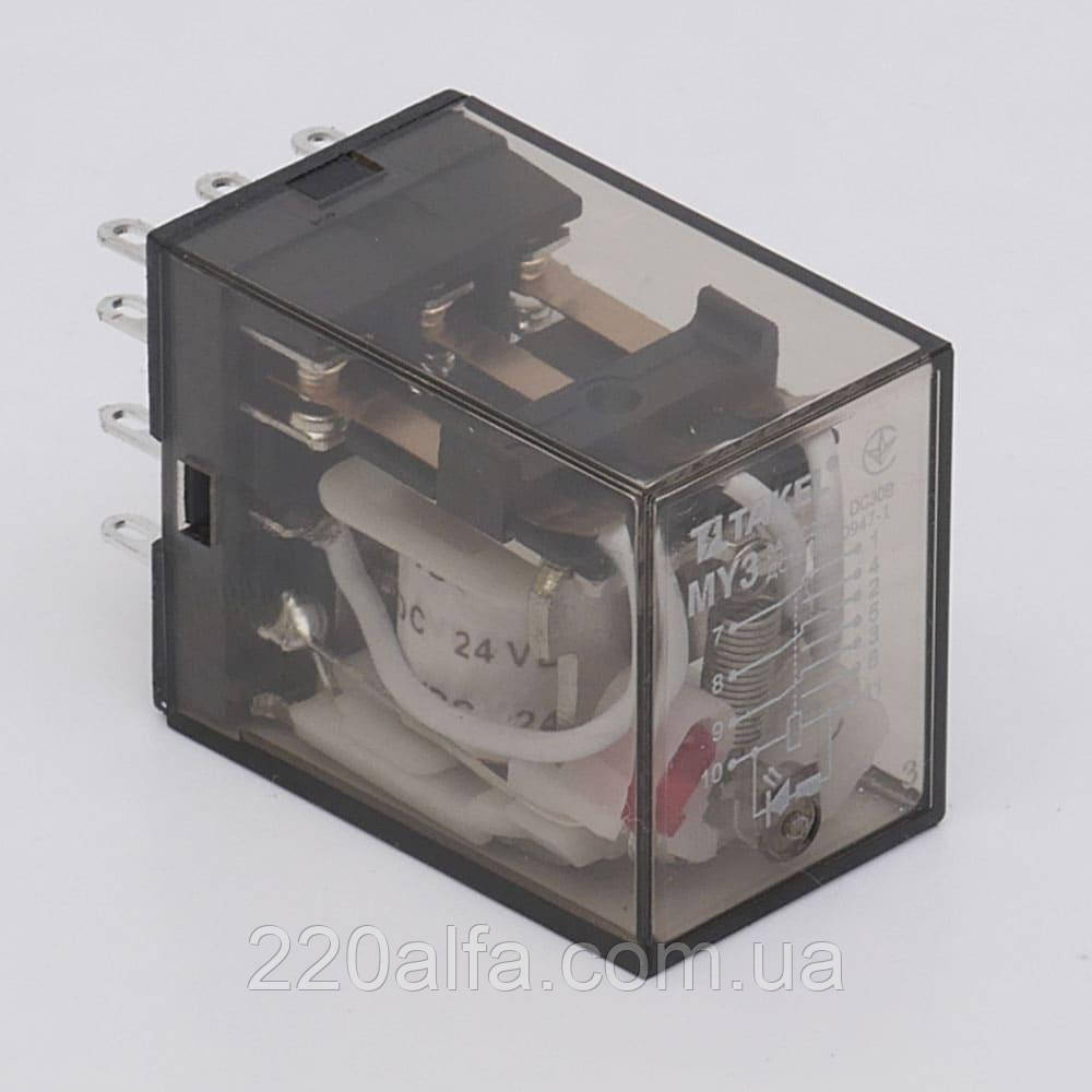 Реле проміжне МY4 DC 12В TAKEL, фото 1
